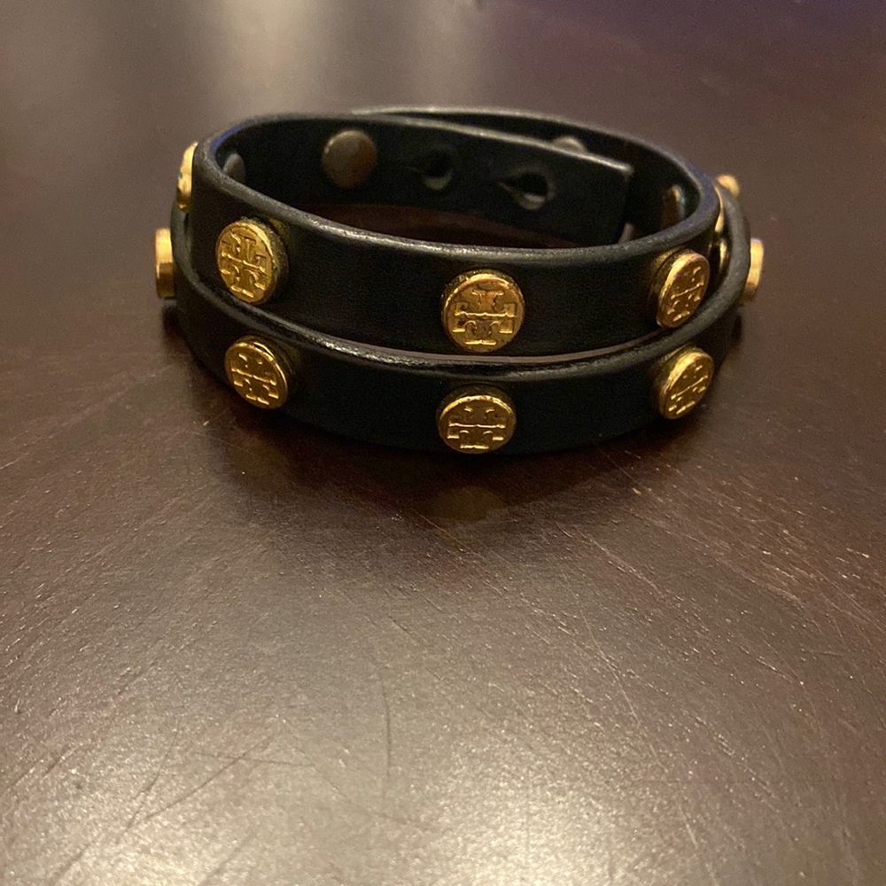 Tory Burch Leather Wrap Bracelet